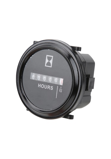 Tenfowee Endüstriyel Abs Saat Ölçer - Gemi, Jeneratör Ve Motorlar İçin Hassas Zaman Takibi, Kolay Kurulum, Dayanıklı Kabuk