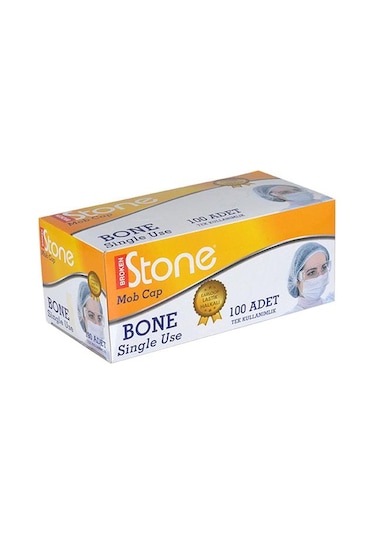Omnisoft Stone Hijyenik Bone SAÇ Bonesi Kutulu 100'lü Paket Çok Renkli