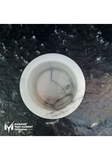 Leylak Mermer Diş Fırçalık