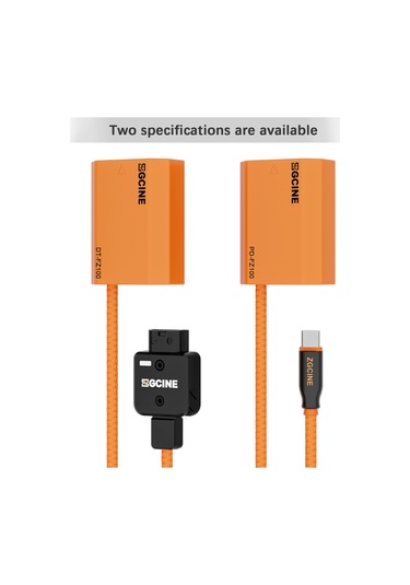 Gajeena Zgcıne Np-fz100 Type-c Taklit Pil, 8v 2a Regüle Çıkış, Sony A7/a9/a1/fx3/a6600 Ve Diğer Modeller İçin 60cm Kablolu Simülasyon Bataryası