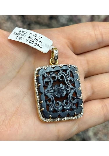 Safir Elmas Kolye Ucu 145