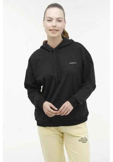 Lumberjack Wb Hoodıe 17sn80 3pr Kadın Sweatshirt Siyah Xs-xl 001