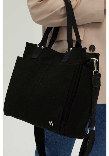 Manuka Kanvas Everyday Bag Siyah