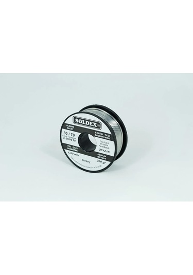 30-70 Lehim Teli 200 Gr 1,6 Mm Sn:30 - Pb:70 - 9037944440235ynt