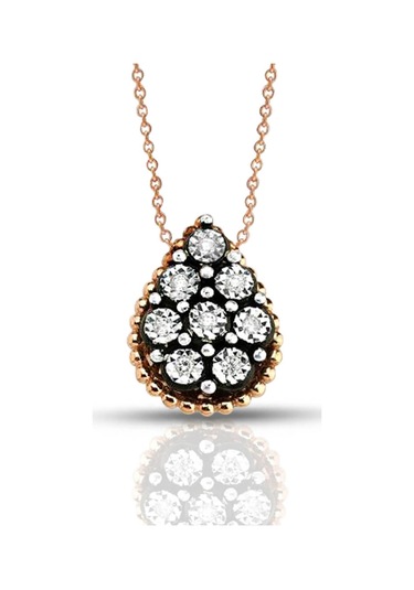 Damla Model Elmas Kolye