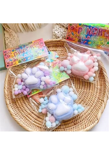 Kedi Patisi Taba Sukuşi Squishy Stres Oyuncağı Yumuşacık Jel Oyuncak Skuşi Diğer