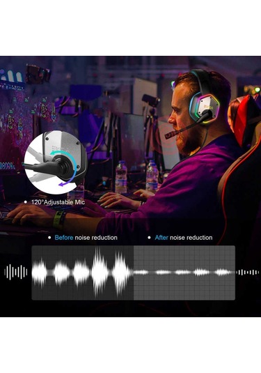 Eksa E1000 Rgb Kulak Üstü Oyuncu Kulaklık