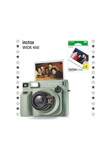 Instax Wide 400 Fotoğraf Makinesi + 20'li Film