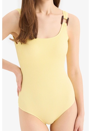 Defacto Regular Fit Bürümcük Mayo-fall İn Love T8005az25smyl118 Sarı Defacto Regular Fit Bürümcük Mayo-fall İn Love T8005az25smyl118 Sarı