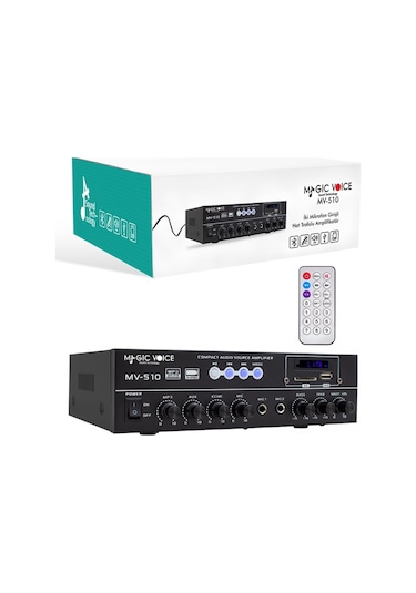 Magicvoice MV-510 50 W Eco Lu 2 SD 2061 Trafolu Amfi