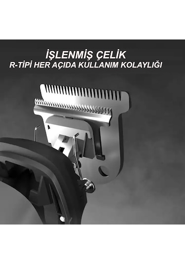 Emtulife Lı-1386 6in1 Erkek Bakım Kiti Saç Sakal ve Tüm Vücut Bakım Seti