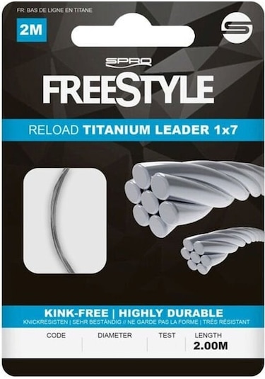 Spro Freestyle Reload Titaniyum Lider 0,24mm 2m