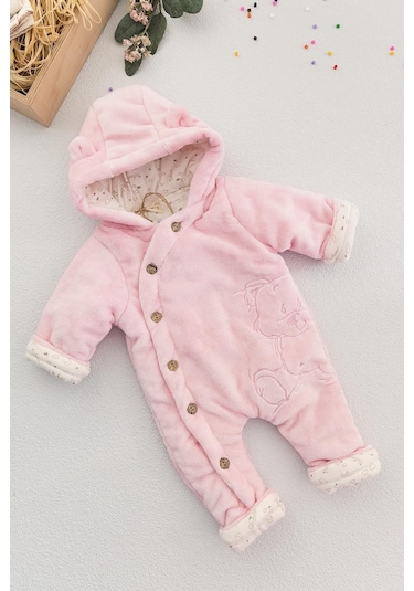 Babymod Babymod Ayıcık Figürlü Welsoft Peluş Astronot Kız Bebek Tulum Çok Renkli