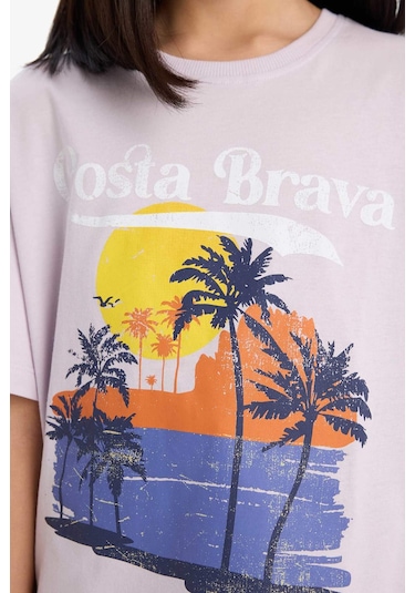 Defacto Kız Çocuk Oversize Geniş Kalıp Bisiklet Yaka Baskılı Kısa Kollu Tişört E0386a825smpn425 Pembe Defacto Kız Çocuk Oversize Geniş Kalıp Bisiklet Yaka Baskılı Kısa Kollu Tişört E0386a825smpn425 Pembe