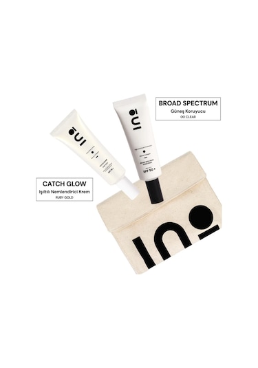 Catch Glow Ruby Gold + Broad Spectrum Spf 50+ Sunscreen 00 Clear Set