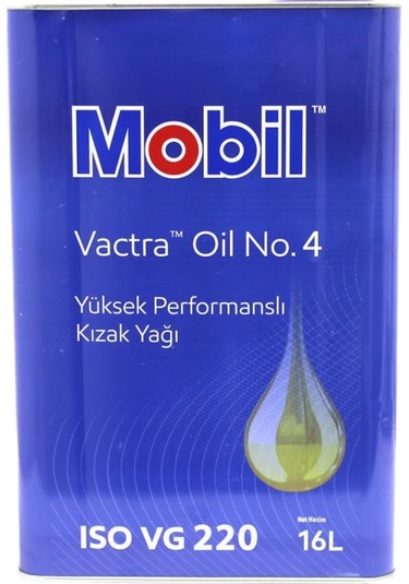 Mobil Vactra Oil No:4 Yüksek Kızak Yağı 16 L