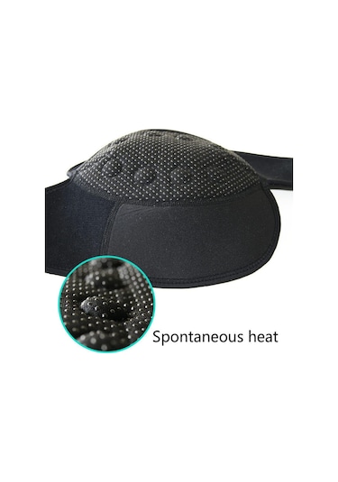 Wezone 2'li Paket Kendinden Isıtmalı Manyetik Dizlik - Kan Dolaşımını Artırır Ve Ağrıları Azaltır Siyah