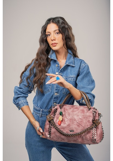 Ççs Kadın Omuz Çantası C.ccs17643 Pembe