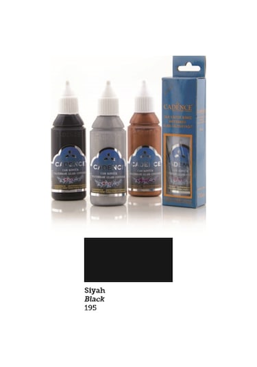 Cadence Kontür Cam Boyası 50Ml Siyah