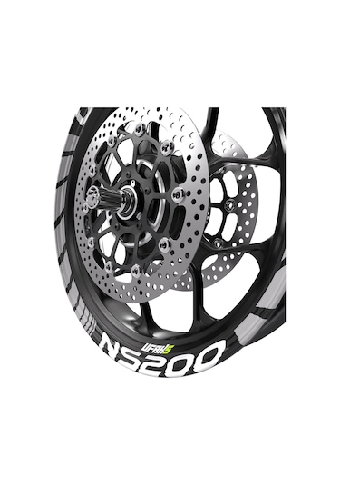 Bajaj Pulsar Ns 200 Jant Şeridi Gri