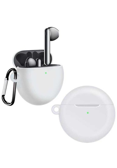 Huawei Freebuds 4 Kılıf Airbag 24 Kılıf, Beyaz