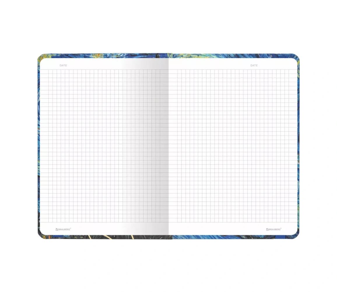 Brauberg Kareli Defter A5, Not Defteri 96 Yaprak 49898365 Mavi