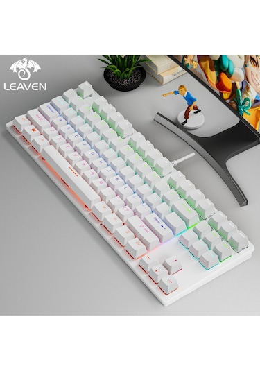 K550 Mavi Switch Kablolu Mekanik Klavye-87 Tuş-hotswap-switch li
