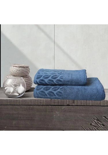 Nivemeshome 632 Mavi 90x150 Hazal Banyo Havlusu Nurpak Mavi