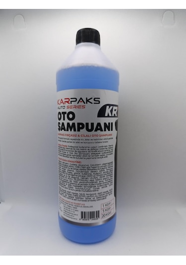 Karpaks Kr7 Oto Şampuan 1 Lt Yoğun Köpüklü Araç Yıkama Şampuanı