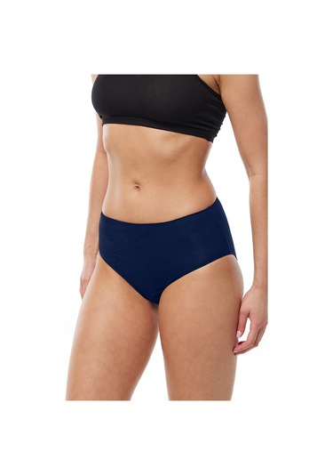 Malabadi Kadın Lacivert 2 Li Paket Modal Yüksek Bel Slip Külot 1955 Lacivert