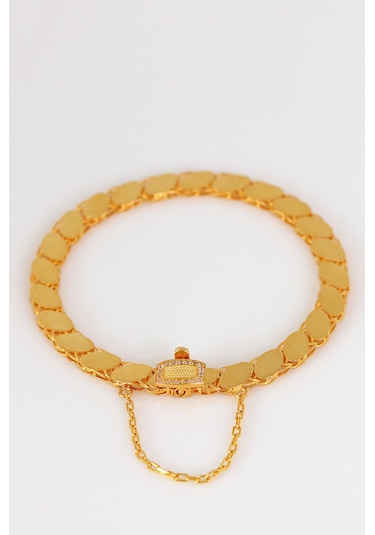 Çelikoğlu Kuyumculuk 14 Ayar Altın Pullu Trabzon Bileklik 8,32 Gr Sarı Altın