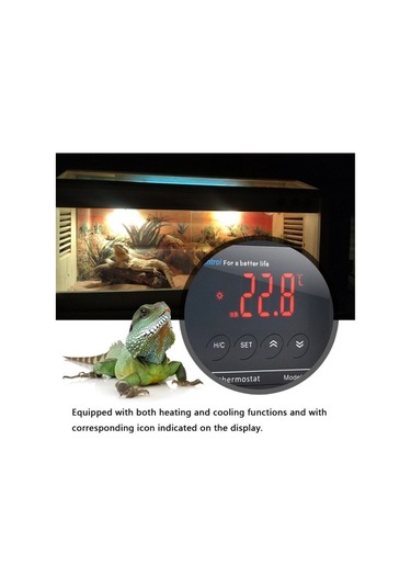 Novahub Ac-112 Dijital Sıcaklık Geçirmez Kontrol Cihazı Akvaryum Mikrobilgisayar Termostatı