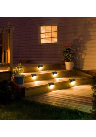 Waterproof Solar Merdiven Lambası 4 Adet (549768337)