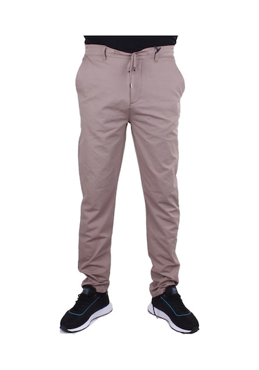 Twister Crespo 794 Vizon Normal Bel Dar Paça Erkek Kanvas Pantolon VİZON