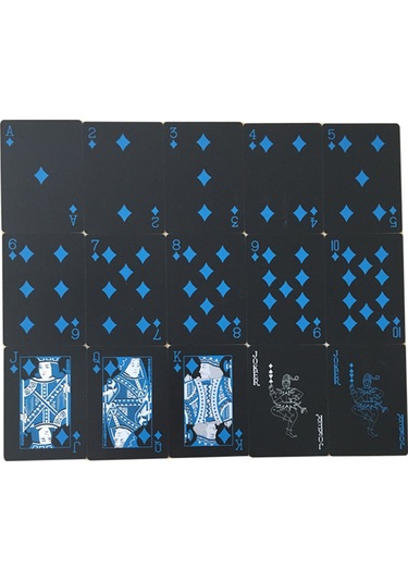 Reedark Su Geçirmez Pvc Poker Kartları - Sihir, Parti Ve Seyahat İçin Dayanıklı Oyun Kartları Mavi