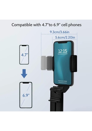 Uçak Telefon Tutucu, 360 Dönebilen Ayarlanabilir Telefon Tutucu, Ayaklı/klipsli Telefon Tutucu Diğer