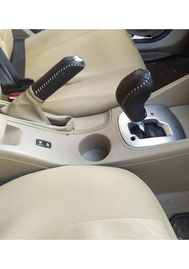 Fluence Ve Megan 3 Uyumlu Otomatik Vites Topuzu Kılıfı Deri