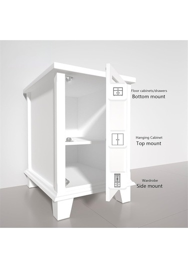Ulzyvf Mutfak Mıknatıslı Mandalı Kapatma İçin Donanımı Dolap Dolabı Dolabı Gm