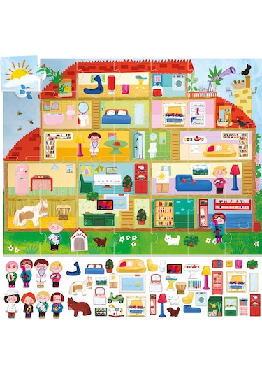 Headu Giant Playset Puzzle The Doll House