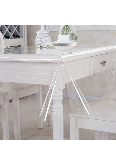 Masa Örtüsü Şeffaf Pvc | 0.50Mm | Koruyucu Mika | Asetat Muşamba