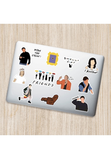 Friends Laptop Notebook Tablet Telefon Sticker Set 001