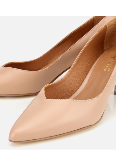 Hotiç Kadın Deri Bej İnce Topuklu Stiletto 01ayh312520a330 01ayh312520a330 Bej