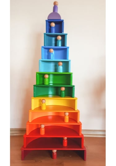 Woodnjoy Waldorf 12'li Peg Bebek