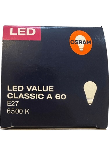 Osram 8.5w 60w Beyaz Işık E27 Duylu Klasik Led Ampul 20 Adet