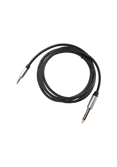 Ximistore9 1.8m 3.5mm'den 6.5mm'ye Alüminyum Allüviyum Ses Kablosu - Kaliteli Ses, Dayanıklı, Plug & Play