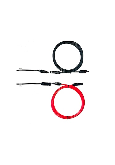 3+3 Metre Çift Taraflı Mc4 Konnektörlü Kablo 6 Mm