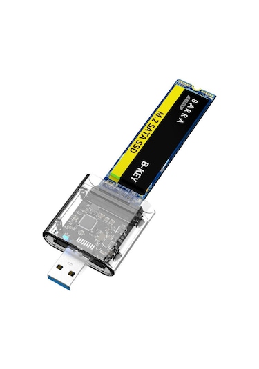 5229 M.2 Sata To Usb 3.0 Ngff Ssd Harddisk Kutu Çevirici Adaptör