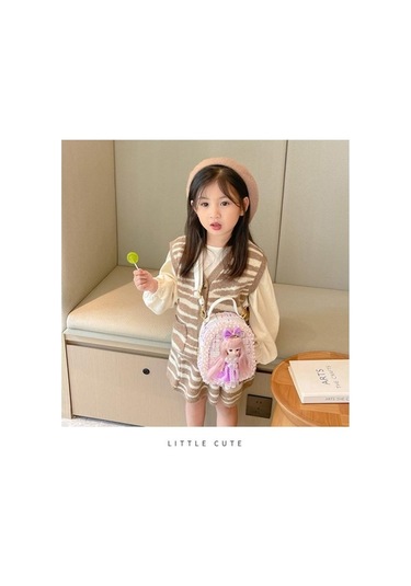 Novahub Pembe Mevcut Çocuklar İnci Crossbody Çanta Sevimli Kız Aşınmaya Dayanıklı Pamuklu Ça Moda Prenses Yürümeye Kız Çocuk Çanta57038791 Pembe Pembe