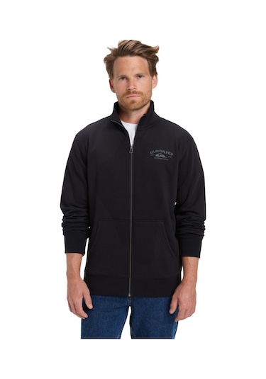 Quıksılver Quiksilver Zip Fleece No Hood Erkek Siyah Sweatshirt 11793 SiYAH