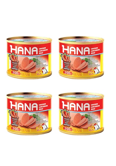 Hana Acılı Salam Konservesi 4 x 200 G